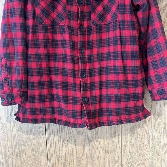 Cherokee Red and Black Heavy Shacket Size XL - Picture 9 of 15